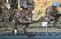 Indonesian Army Engineering Company for MINUSCA with the desert Indocam / Loreng Gurun