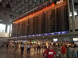 Frankfurt Airport serving Frankfurt, Germany