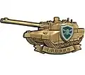 Insignia "Equipage élite" in bronze of the 501e-503 Régiment de chars de combat.