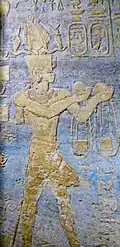 Taharqa in the Temple of Mut.