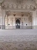 Interior of the prayer hall