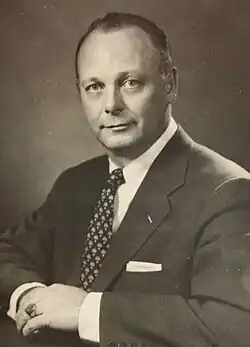 Interior Secretary Fred A. Seaton of Nebraska