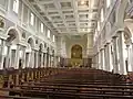 Interior with nave from entrance