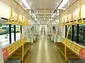 The interior of car EV-E801-1 in February 2017