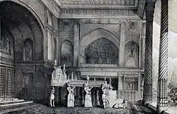 Drawing by Eugène Flandin