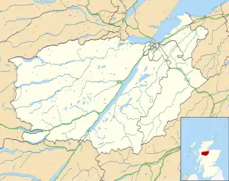 Aldourie is located in Inverness area