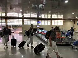 Baggage claim area