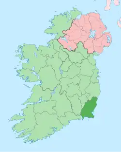 Location in Ireland