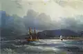 Trebizond from the sea by Ivan Aivazovsky