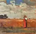 Wheatland with woman of shawl (1912)