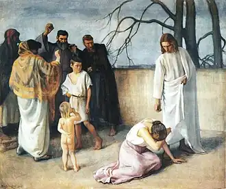 Jesus and the Sinful Woman, 1908 ,