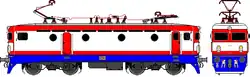 Sketch of the ŽFBiH livery
