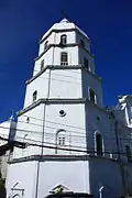 Side view of the belfry
