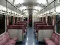 Interior view, showing 2+2 abreast seating, in June 2008