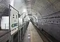 Underground platform, July 2021