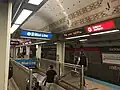 Stairs to transfer tunnel