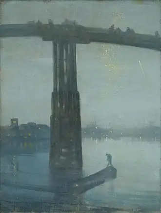 Nocturne: Blue and Gold&nbsp;– Old Battersea Bridge Whistler, c. 1872–75
