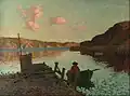 Evans Bay, 1893, Wellington, by James Nairn. Bequest from the estate of Miss S Leatham, 1939. Te Papa (1939-0009-6)