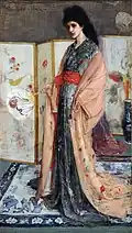 Whistler, La Princesse du pays de la porcelaine (1863–1865), an example of the Art for art's sake style