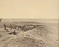 British Sailor's Battery, photograph, 1855