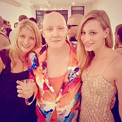 James St. James (center). Ingrid LaLa (left) in 2015