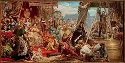 The Hanging of the Sigismund bell, Jan Matejko