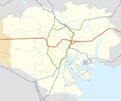 Tokyo Station is located in Tokyo wards area