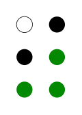 ⠾ (braille pattern dots-23456)