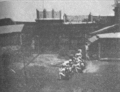 Japanese infantry firing at the gates of Beijing