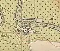 Jarisha village in the Map of Jaffa Tel Aviv Compiled, drawn and printed by the Survey of Palestine 1944