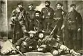Guerilla detachment #15 of the Macedonian-Adrianople militia, seated above is the poet Peyo Yavorov.