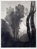 Jean-Baptiste-Camille Corot – The Outskirts of Rome