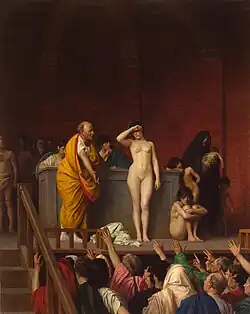 Slave Market in Ancient Rome, c. 1884, Hermitage Museum