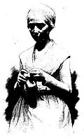 La Jeannette Musée Galliera, Paris. Engraving published in Le Magasin pittoresque, 1 June 1901.