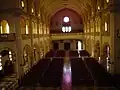 Interior of the church looking north