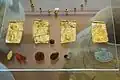 Jewellery from child grave, Kamini on Naxos, 12th century BC