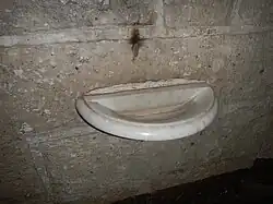 Holy water font
