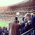 Biden meets Pelé at the 2010 FIFA World Cup