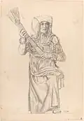Italian Peasant Woman with a Broom, National Gallery of Art in Washington, D.C.