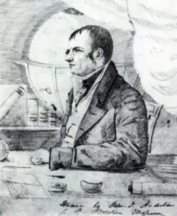 "John Cleves Symmes Jr and His Hollow Earth" by John J. Audubon, 1820