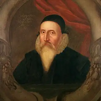 Portrait of 16th-century scientist John Dee