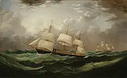 Painting by John O'Brien, circa 1888