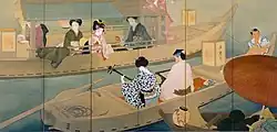 Jōruri Bune (浄瑠璃船, Small boat for playing Jōruri music; 1926)