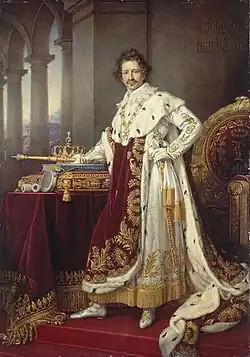 Portrait of Ludwig I in his Coronation Robes, 1826