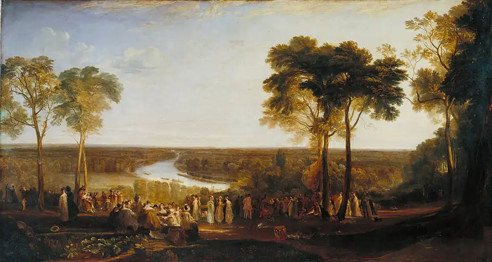 Richmond Hill on the Prince Regent's Birthday by J.M.W. Turner
