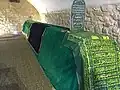 The 6-metre-long (20&nbsp;ft) cenotaph placed above the purported grave of Joshua