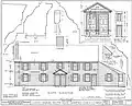 Judge Samuel Holten House, south elevation.