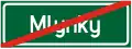 E-021b End of city limit in other language