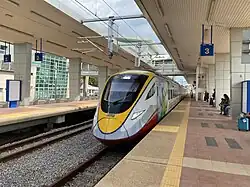 Class 93 entering Pulau Sebang/Tampin