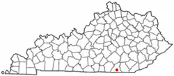 Location in Kentucky